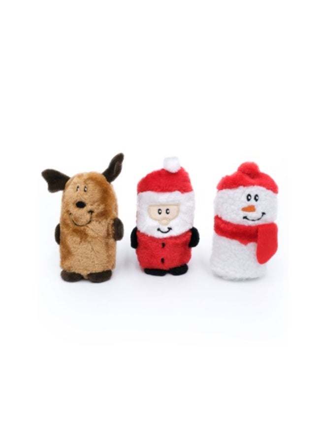 ZippyPaws Holiday Squeakie Buddies 3pcs