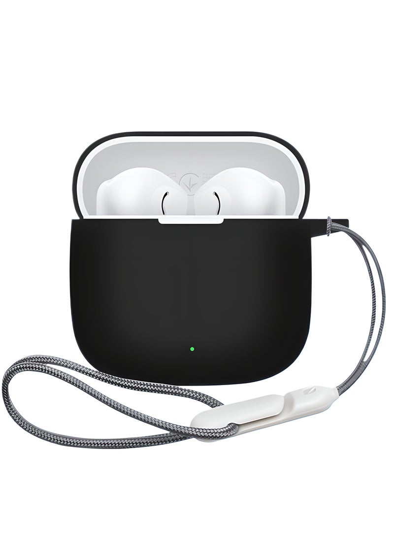 Shockproof Case for HUAWEI Freebuds SE 2/SE 3 - Anti-Scratch Silicone Cover with Dust Plugs, Charging Port Protection | Slim Fit Black - Image 1