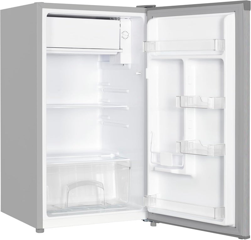 Starway 90L 3.2 CuFt Mini Refrigerator, Silver, 45x45x97cm, 4 Star Energy Efficient, Frost Free, Compact, Freestanding - Image 2