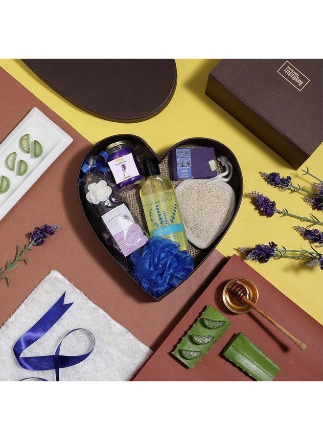BodyHerbals Lavender Surprise Bath & Body Care Gift Set For Women And Men| Skin Care Gift Kit & Spa Accessories | Gift Box Hamper For Couple| 6 Pcs| Luxury Gift For Birthdays, Anniversaries, Christmas And Special Celebrations| 100 % Vegan - Image 2