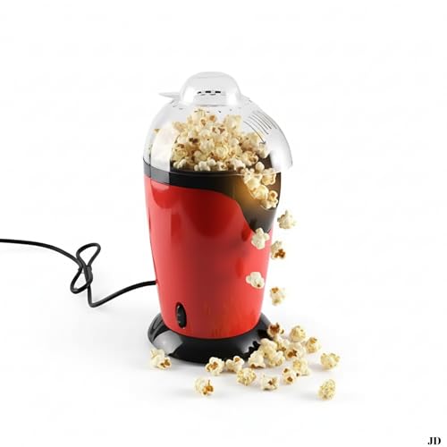 DRUMSTONE(1+1-𝐘𝐄𝐀𝐑 (Extended) 𝐖𝐀𝐑𝐑𝐀𝐍𝐓𝐘)Electric Popcorn Maker | Large Automatic Popcorn Machine for Home & Restaurant | Oil-Free Snack Maker | Aluminum Design | Easy & Quick Popcorn Making - Image 1