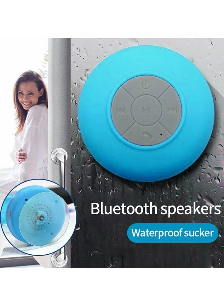 AROAQ - Bluetooth Shower Speaker, Waterproof Wireless Stereo and DSP Technology Speaker with Suction Cup, Durable Handsfree Portable Mini Speakerphone for Showers, (Green) - Image 1