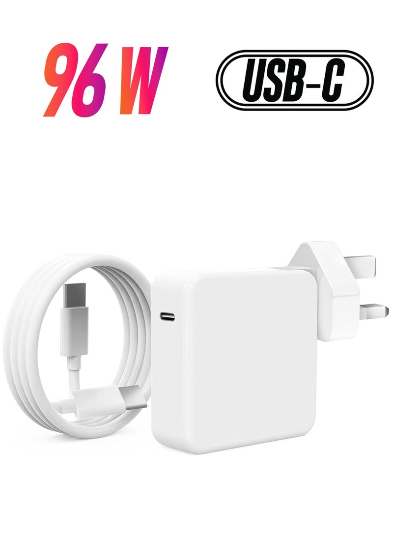 Generic 96W USB C Charger Power Adapter For MacBook Pro 16/15/13