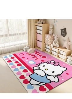 Hello Kitty Cartoon crawling mat, anti slip bed blanket, soft touch anti slip carpet  50*80cm  - Image 1