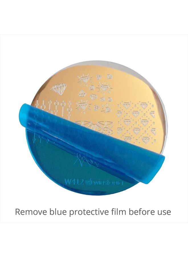 Winstonia Nail Art Stamping Plate 20 pcs Bundle Set Manicure Decoration Templates - Water-marbling, Floral, Galaxy, Fantasy, Lace, Pandas and more