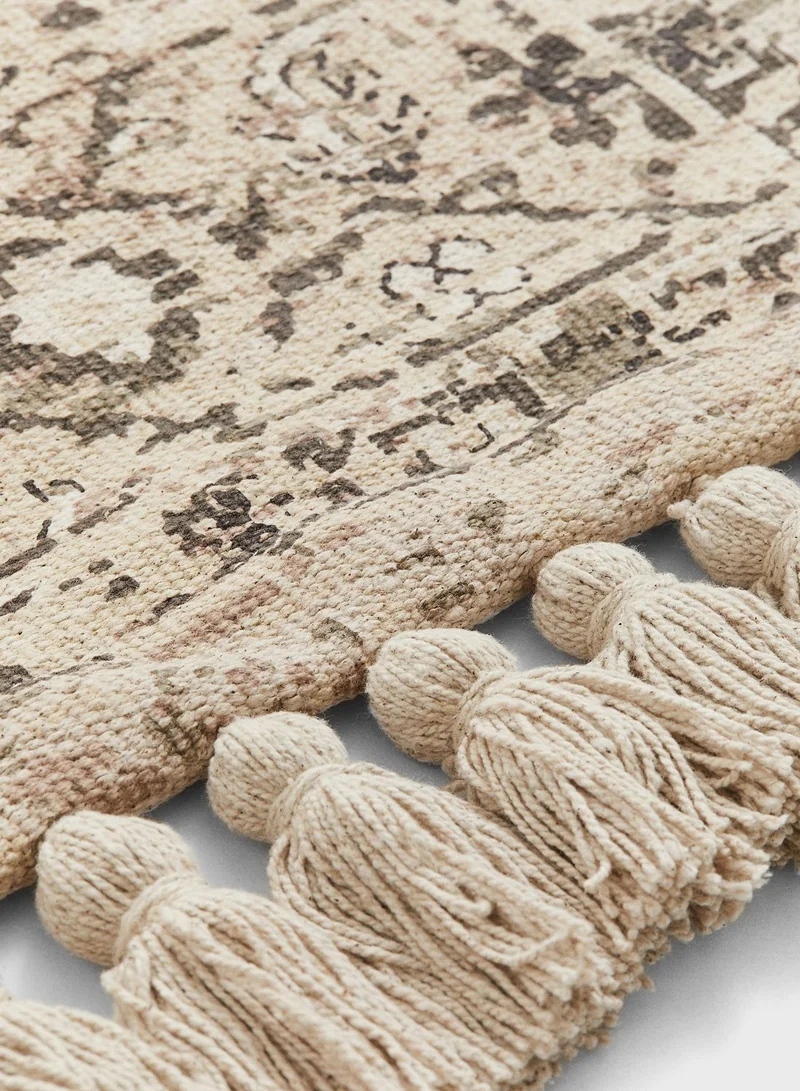 H&M Fringed Patterned Rug-140X200