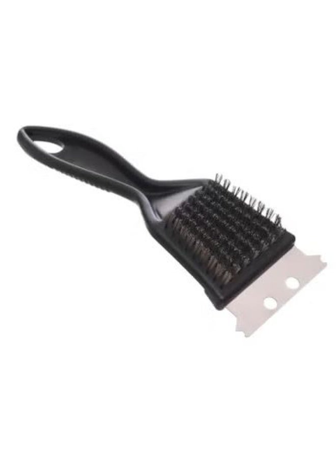 Large wire brush for cleaning stoves, ovens, and very dirty metal surfaces - black - Image 1