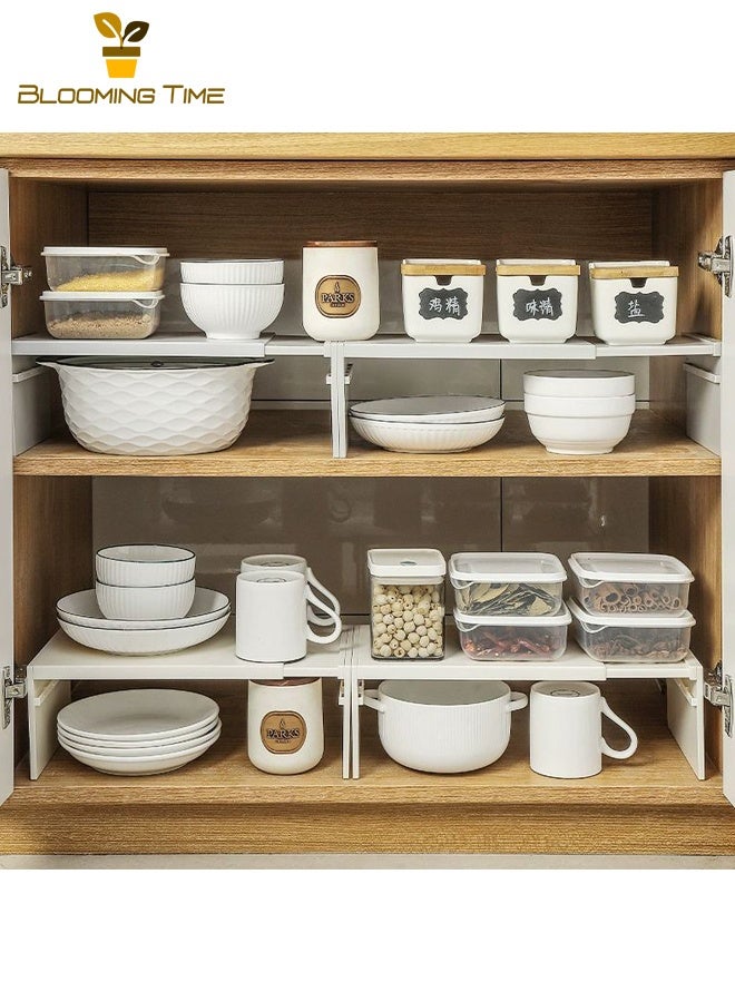 بلومنغ تايم رفوف المطبخ قابل للسحب ، رفوف تخزين الطبقات للأطباق ، كونترتوب ، خزائن ، أقسام داخلية ، رفوف الطبقات ، رفوف التوابل - Image 1
