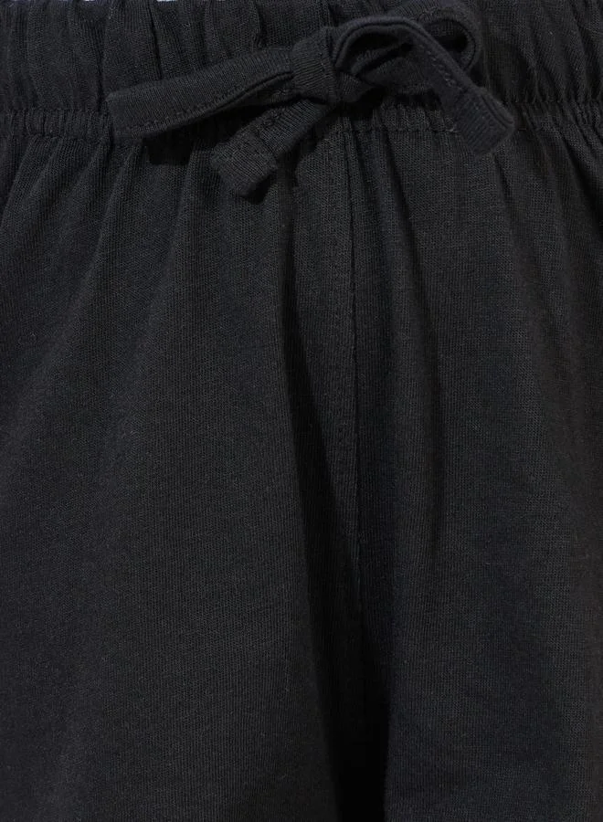 Styli Basic Shorts with Turn-Up Hem