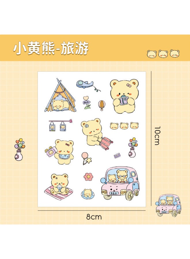 HELPS Creative Cartoon Stickers For Students Cute Pet Waterproof Self-adhesive Diy Handbook Stickers Water Cup Mobile Phone Case Decorative Stickers - Image 1