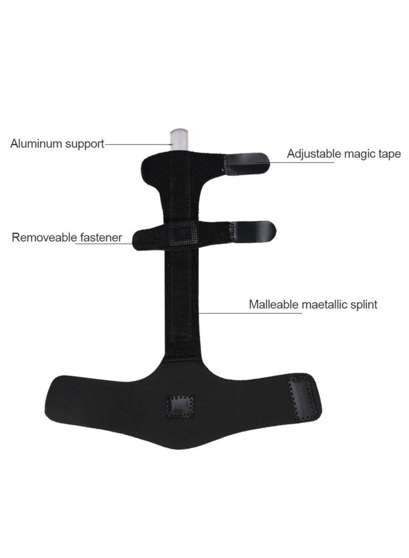 SOLARAE Finger Splint, Adjustable Aluminium Trigger Finger Extension, Fracture Healing Mallet Finger Correction Support Bracket for Fractures, Postoperativ and Pain Relief - Image 5