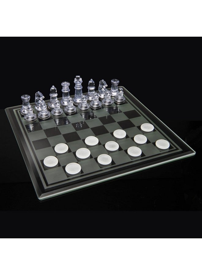 سبن ماستر لعبة الشطرنج والداما على لوح زجاجي - Image 3