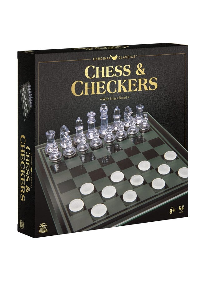 سبن ماستر لعبة الشطرنج والداما على لوح زجاجي - Image 5