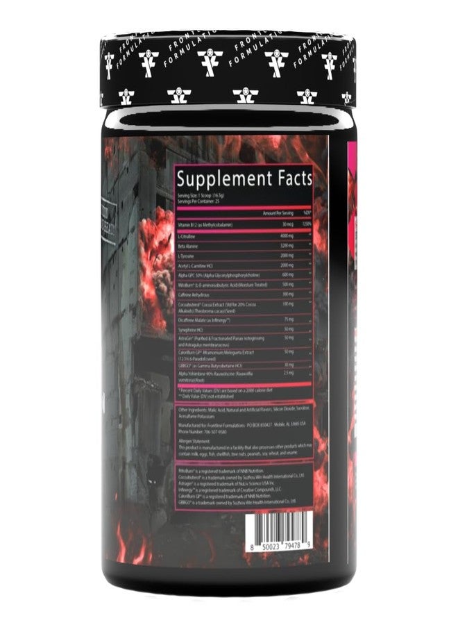 FRONTLINE FORMULATIONS Manhattan Project, Thermogenic Pre - Workout, Insane Focus, Explosive Energy - Hawaiian Punch - Image 2