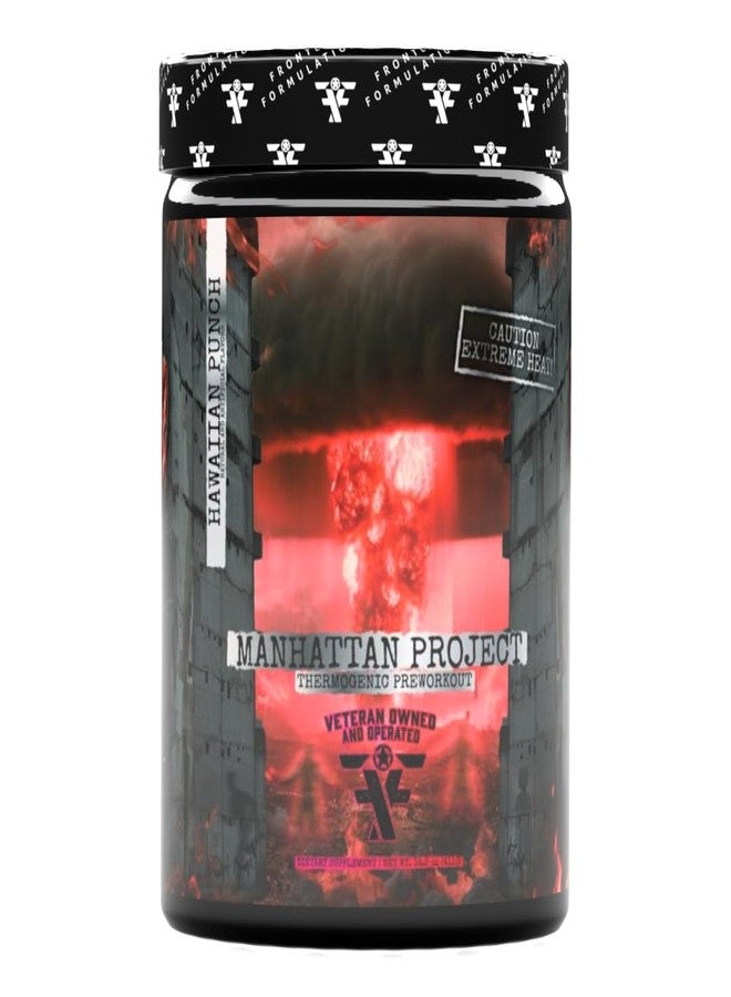 FRONTLINE FORMULATIONS Manhattan Project, Thermogenic Pre - Workout, Insane Focus, Explosive Energy - Hawaiian Punch - Image 1