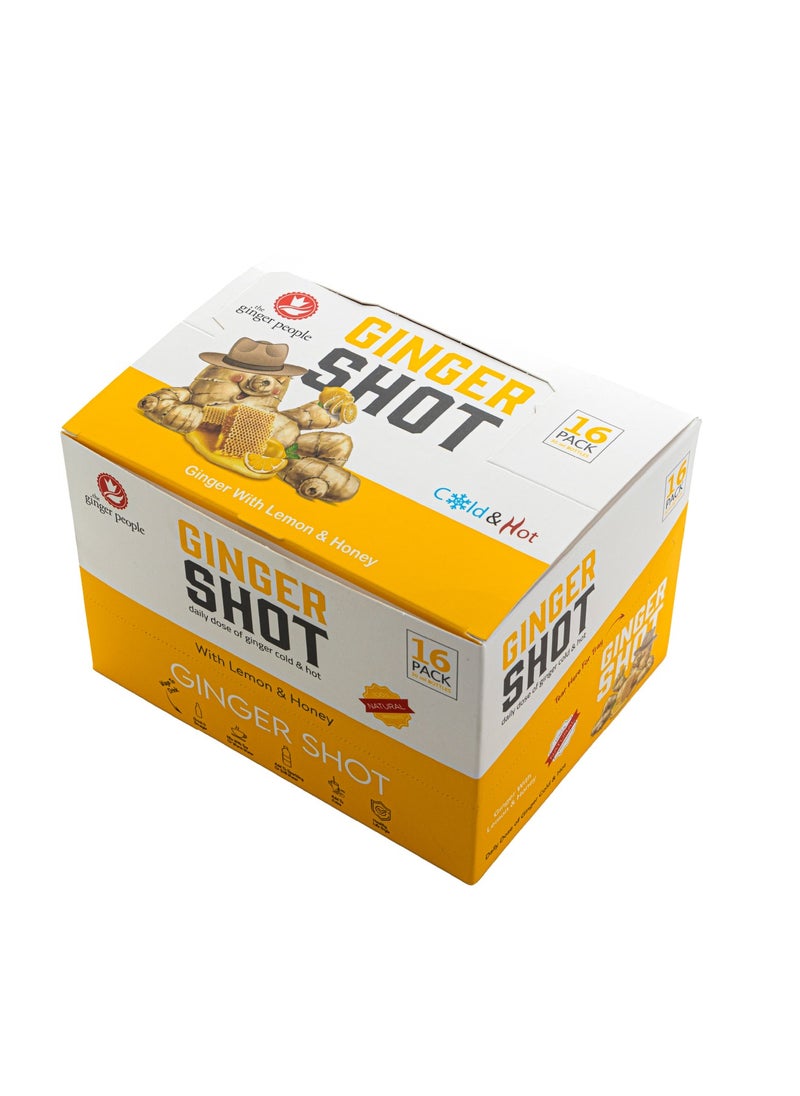 Al Malaky Royal - Ginger Shot With Lemon And Honey 30ml Pack Of 16 - Image 1