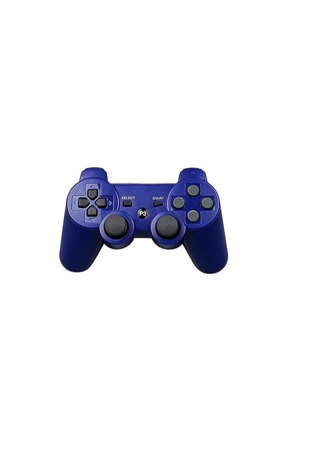 Wireless Game Controller for PS3, Blue, Dual Analog Sticks, 12 Buttons