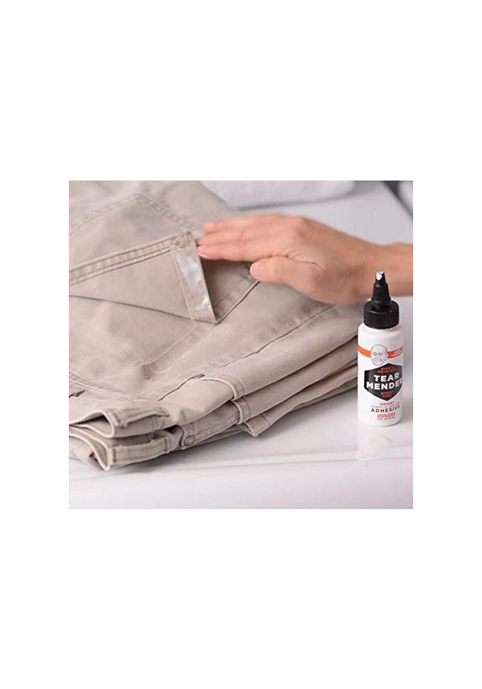 Tear Mender Bish's Original Tear Mender Instant Fabric and Leather Adhesive, 6 oz Bottle - Image 3