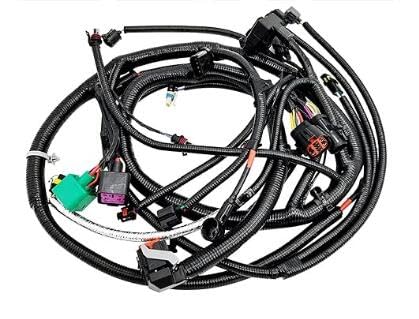 Uritue 5C3Z-12B637-BA Engine Wiring Harness for 2005 2006 2007 F250 F350 F450 F550 Ford Super Duty 6.0L Engine Wiring Harness Diesel Engine with Build Date of 11/4/2004 and Later 5C3Z12B637BA - Image 1