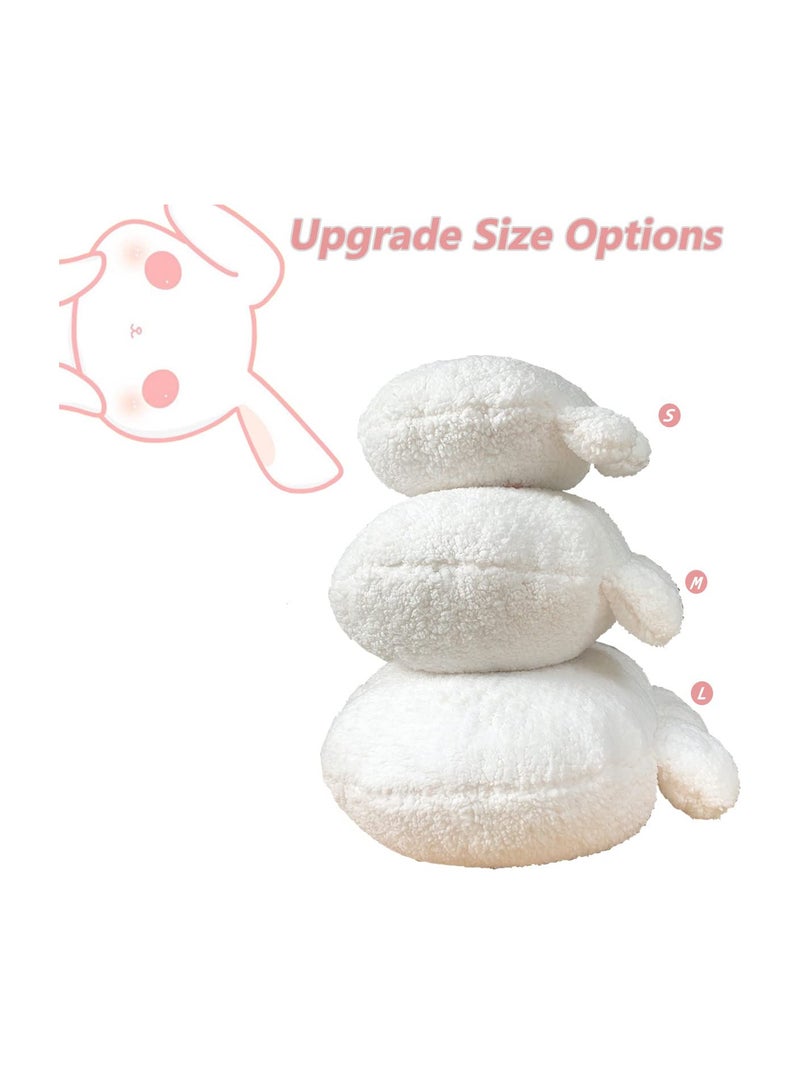 Excefore Bunny Plush Pillow, Large Rabbit Stuffed Animal (14 * 11 inch), Adorable Bunny Plush Toy Big Hugging Pillow, Home Cushion Decoration Birthday Travel Gift for Kids Adults Girls Boys - Image 2