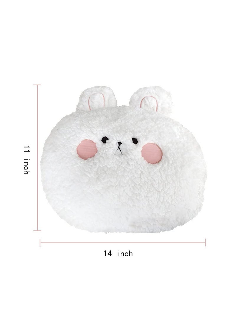 Excefore Bunny Plush Pillow, Large Rabbit Stuffed Animal (14 * 11 inch), Adorable Bunny Plush Toy Big Hugging Pillow, Home Cushion Decoration Birthday Travel Gift for Kids Adults Girls Boys - Image 5