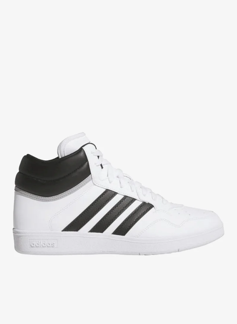 Adidas FTWWHT/CBLACK/GRETWO Hoops 4.0 Mid White Basketball Shoes  | Best Price UAE