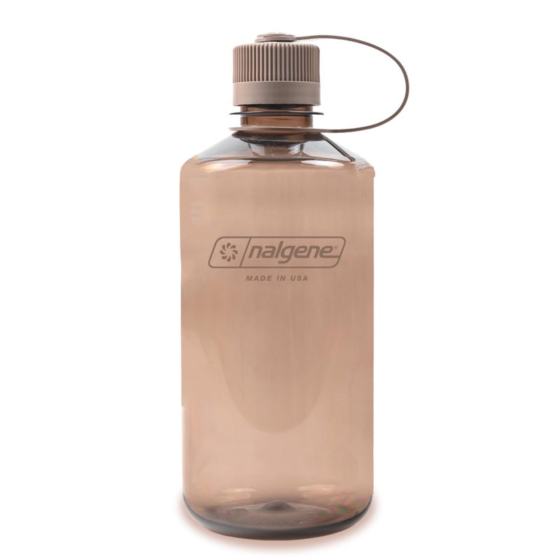 Nalgene Leak Proof Tritan BPAFree Water Bottle 32 oz Narrow Mouth Made in the USA for Outdoor Use Daily Hydration Mocha