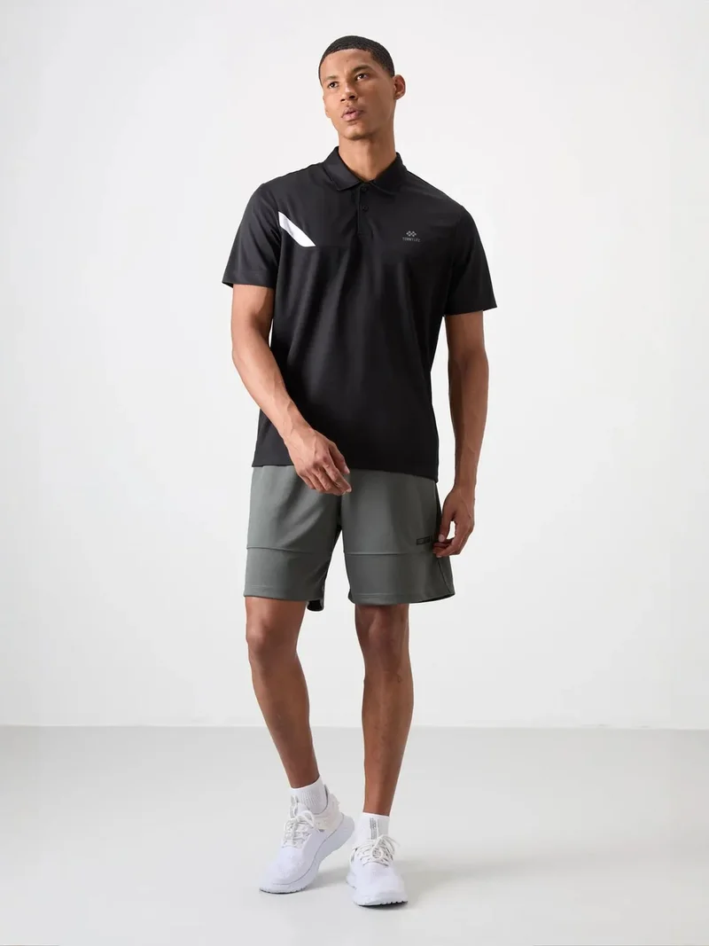 تومي لايف TOMMY Men's Polo Collar Short Sleeve T-Shirt