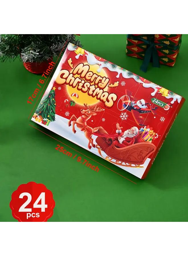 24 Day Advent Calendar Favor Packs With 24 Individual Activity Boxes Like Set No Assembly Required Plastic Multi Item Party Favors Tree Ornaments With Numbered Doors Color Coded Labels For 24 Days Of Christmas Celebrations Durable Reusable Holiday Calendar Gift Set For Family Activities Party Decorations Classic Style With Colorful Characters Icons Festive Fun Set Advent Calendar Gifts Christmas Decorations For Home Christmas Gift Ideas - Image 3