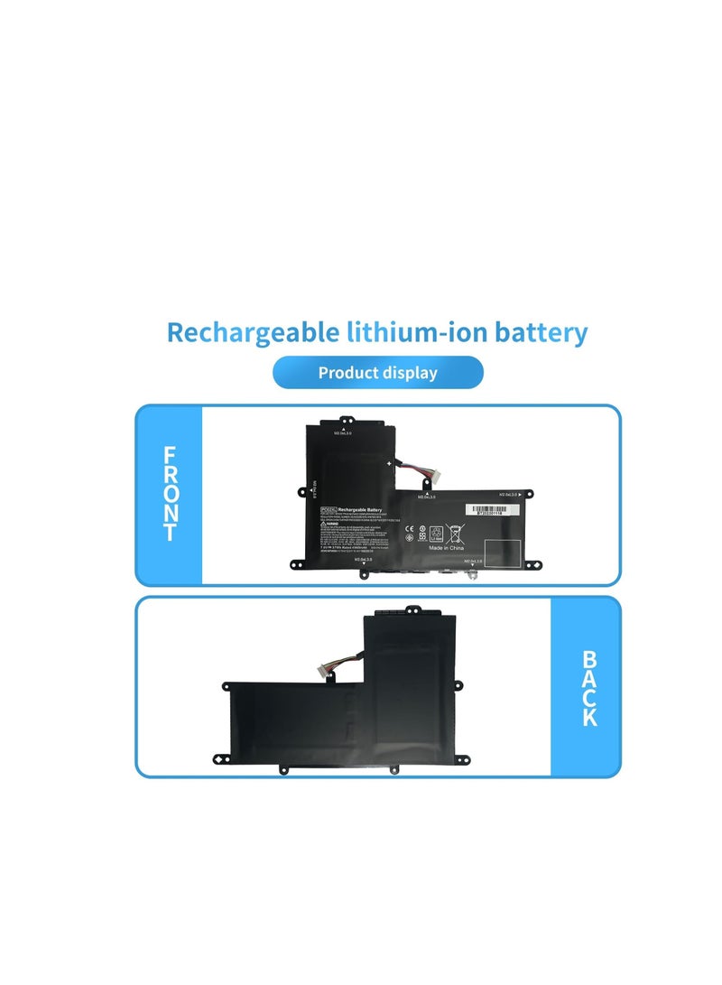 Terabyte 7.6V 37Wh PO02XL HSTNN-DB7G 823908-1C1 battery compatible for HP Stream 11-R 11-R000 11-R014WM 11-R010NR 11-R015WN 11-R015WM Pro G2 G3 Series - Image 5