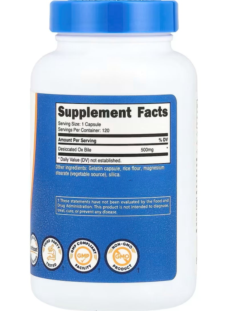 نوتريكوست‏, صفراء الثور ، 500 ملجم ، 120 كبسولة - Image 2