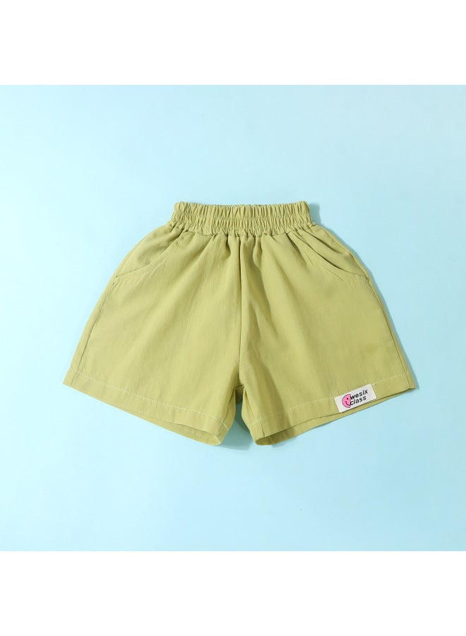 Summer Thin Kidsren's Shorts For Boys And Girls, Loose And Breathable Five-quarter Pants, Kidsren's Clothing, Clothing, Pure Cotton, Category A
