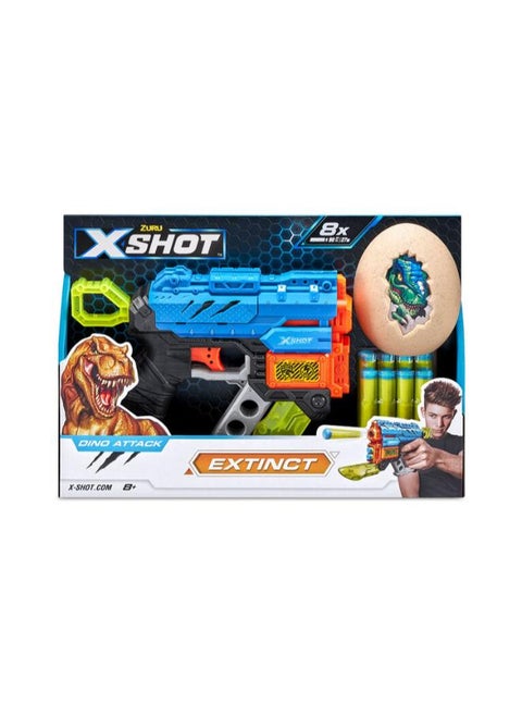 X-Shot Dino Attack Extinct Blaster (8 Darts, 1 Egg)