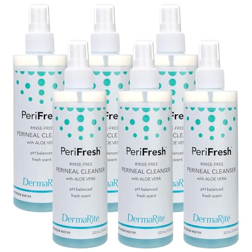 dermarite DermaRites PeriFresh RinseFree Perineal Cleanser Aloe Vera Enriched pHBalanced Odor Neutralizing 75 oz 6 Count