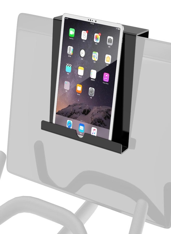 Qsxou Treadmill Tablet Holder, Exercise Bike Reading Stand, Acrylic Book Holder, Black Acrylic Stand for Tablet, Magazines and Books（8.5 x 9.5 x 2.8 Inches） - Image 5