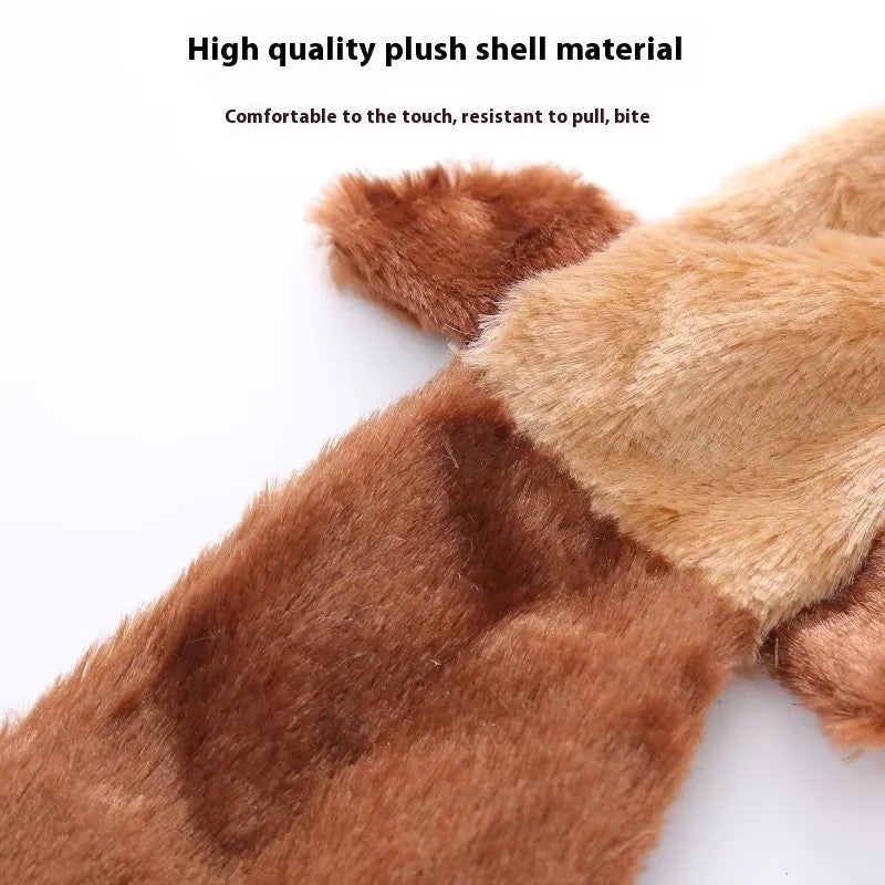 Y&D Best-Selling Unisex Interactive Plush Dog Toys with Molar Shell Chew-Resistant Animal Toys for Stress Relief Pet Supplies - Image 5