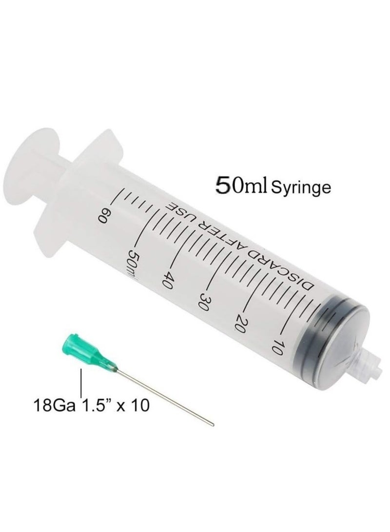 Generic Set Of 10 Piece  Medical Disposable Syringe With Needle 50 ML  - Image 4