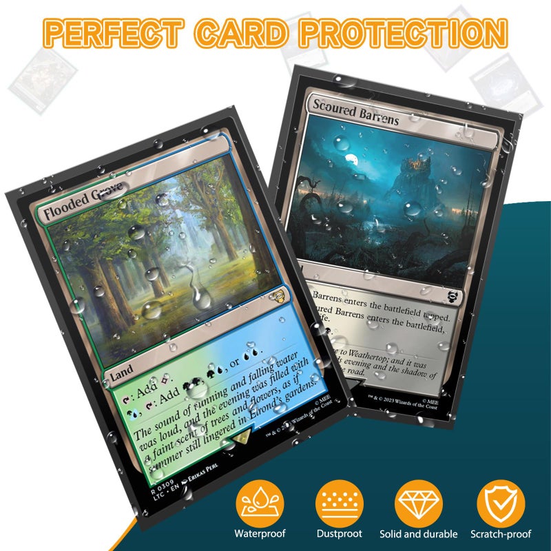 VKshop 1200 Pack Matte Trading Card Sleeves Perfect for MTG Cards,12 Colour Card Sleeves Magic The Gathering,Standard Cards Fit for Baseball,TCG,Sports Cards - Image 3