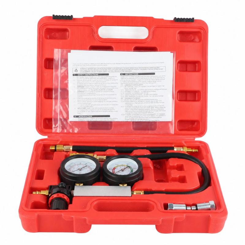 4Pcs Cylinder Leak Tester Petrol Engine Compression Leakage Leakdown Detector TU-21 - Image 1