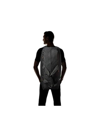 Meister Geventileerde converteerbare duffel/rugzak gymtas - ideale handbagage - zwart/elektrisch groen, zwart met elektrisch groen, 26 x 12 x 12