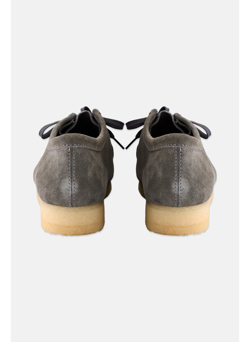 clarks Men Standard Wallabee Lace Up Casual Shoes, Grey  - Image 2