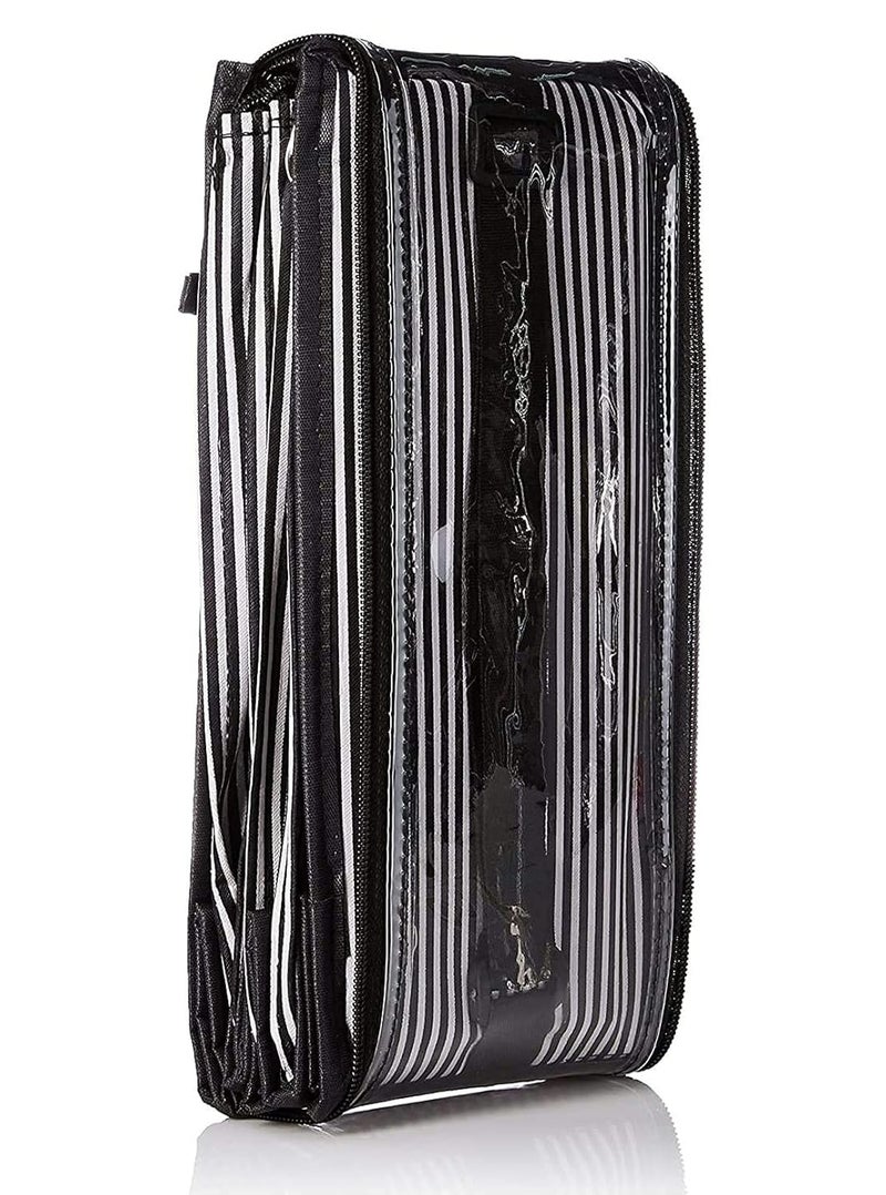 Kuber Industries Kuber Industries Lining Design Reixen Hanging Shoe Shelves Closet Organizer 6 Section Black  - Image 2