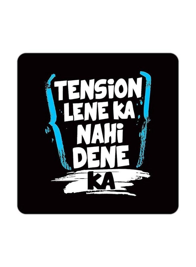 OUTFITQUE Hello Friends, Chai Pi lo, Funny Quotes Printed Tea Coasters Set, for Home/Gift for Tea Lovers COMBO-21 - Image 2