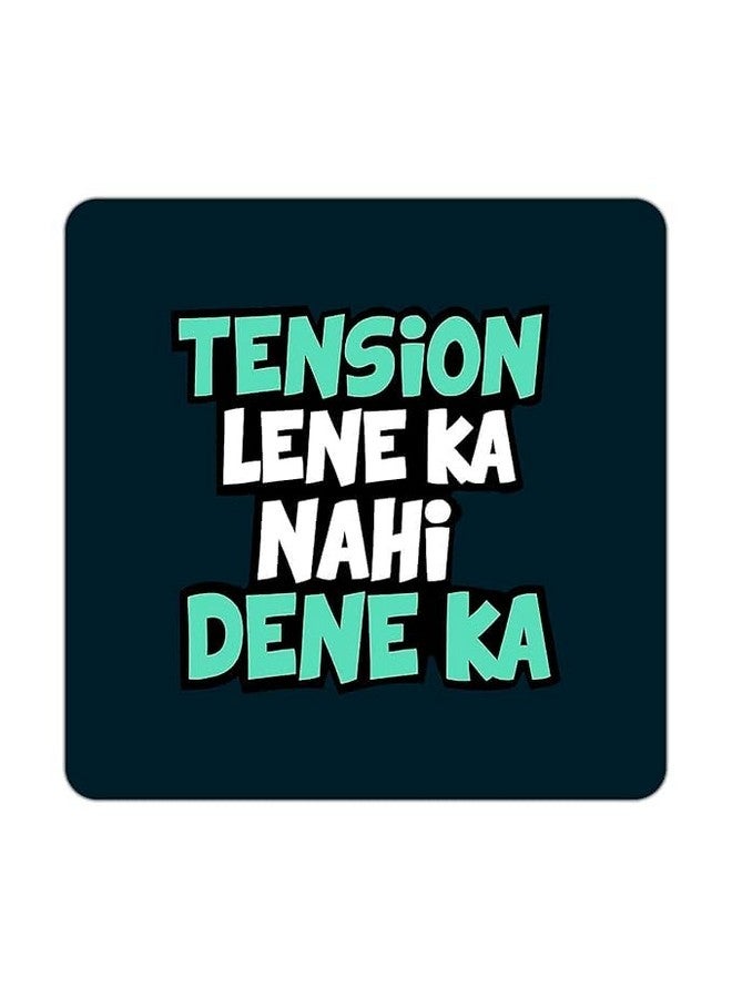 OUTFITQUE Hello Friends, Chai Pi lo, Funny Quotes Printed Tea Coasters Set, for Home/Gift for Tea Lovers COMBO-21 - Image 3