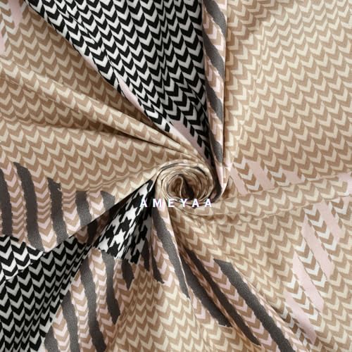 AMEYAA 320 Cotton Feel Glace Cotton Elastic Fitted Printed King Size Double Bed Bedsheet with 2 Pillow Cover Fits Upto 8 inches Mattress,Size- 72x78x10 Inches - Image 5