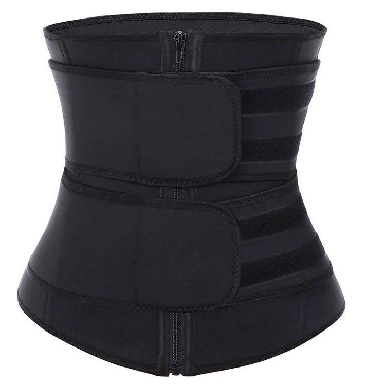 Bluejw Slimming Waist Trainer - Double Belt Neoprene Waist Trimmer Body Shaper for Tummy Control & Waist Trimmers - Image 1