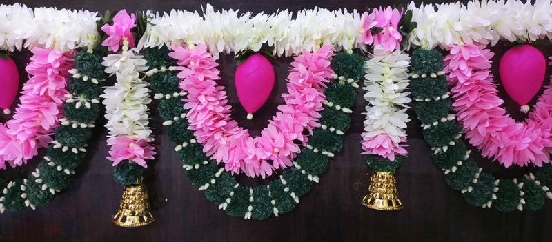 afarza Toran for Main Door Latest Home Decoration Entrance Hanging Plastic Lotus Bell Handmade Bandarwal Gift Item - Image 4