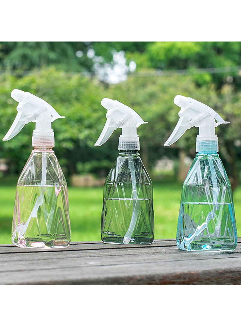 Qiccijoo Qiccijoo Spray Bottles 2 Pack 500ml/17oz Empty Plastic Spray Bottles for Cleaning,Hair,Solutions,Plants, Pets, Squirt Bottle Adjustable Fine Mist to Stream (Green & Grey) - Image 5