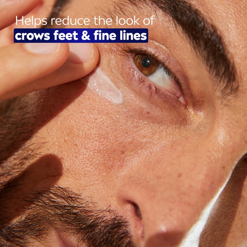 NIVEA MEN Age Defense Eye Cream with Hyaluronic Acid, 24-Hour Hydrating Under Eye Cream for Men Helps Reduce Look of Crow's Feet, Fine Lines and Dark Circles, 0.5 Fl Oz Tube - Image 3