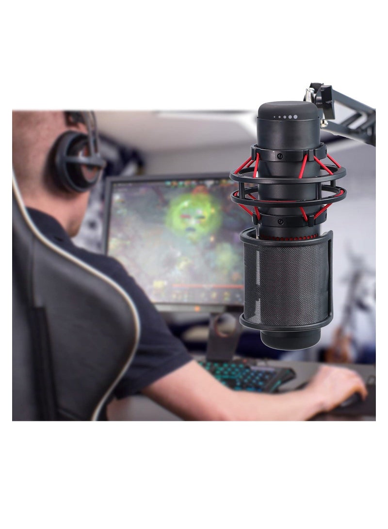 Microphone Windscreen Cover, Compatible with Hyperx Quadcast S Usb Gaming Microphone By Youshares, Reduces the Plosive, Pops, Breath Sounds, Easy To Set Up(1 Pack) - Image 4